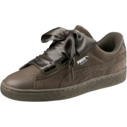 BUTY SUEDE HEART. Zielone trampki i tenisówki damskie Puma, bez wzorów, bez zapięcia. W wyprzedaży za 149,99 zł.