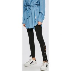 Answear - Legginsy. Szare legginsy ANSWEAR, l, z dzianiny. W wyprzedaży za 79,90 zł.