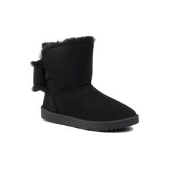 DeeZee WS0892-01. Brązowe botki damskie DeeZee, z materiału, bez obcasa, bez zapięcia. Za 79,99 zł.