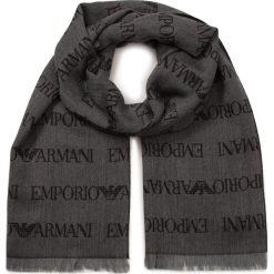 Szal Emporio Armani 625053 CC786 00041. Szare szaliki męskie Emporio Armani, bez wzorów. Za 249,00 zł.