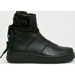 Nike Sportswear - Buty Air Force 1 Rebel XX. Czarne buty sportowe damskie Nike Sportswear, bez wzorów, ze skóry, sportowe. Za 579,90 zł.