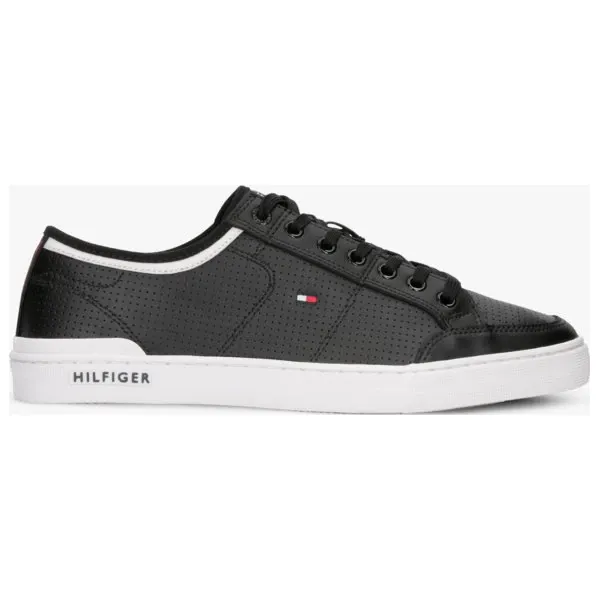 Tommy Hilfiger Harrington 5A buty męskie, czarny, rozmiar 42. Czarne buty sportowe męskie TOMMY HILFIGER, ze skóry, bez zapięcia. W wyprzedaży za 288,99 zł.