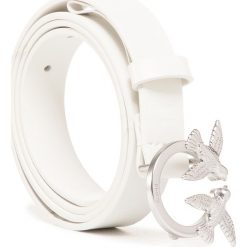 Pasek Damski PINKO - Berry Small Simply 1. PE20 PLTT 1P21Q1 Y5FF White I09. Białe paski damskie Pinko, w paski, ze skóry. Za 349,00 zł.