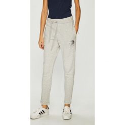 Diesel - Spodnie. Szare legginsy damskie Diesel, l, z bawełny. W wyprzedaży za 179,90 zł.
