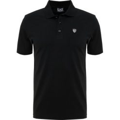 EA7 Emporio Armani Koszulka polo black. Czarne koszulki męskie EA7 Emporio Armani, s, bez wzorów, z elastanu, polo, bez rękawów. Za 359,00 zł.