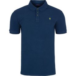 Koszulka Polo Trussardi Jeans. Niebieskie koszulki męskie Trussardi Jeans, m, bez wzorów, z jeansu, klasyczne, polo, bez rękawów. Za 409,00 zł.