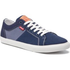 Tenisówki LEVI'S - 225826-1733-17 Navy Blue. Niebieskie półbuty męskie Levi's®, bez wzorów, z gumy, bez zapięcia. W wyprzedaży za 219,00 zł.