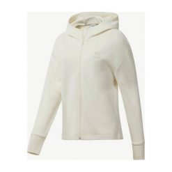 Reebok Bluza Biały. Białe bluzy damskie Reebok, s, bez wzorów, z bawełny, bez rękawów, bez kaptura. Za 326,95 zł.