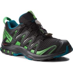 Buty SALOMON - Xa Pro 3D 404711 30 V0 Black/Deep Lagoon/Onlime Lime. Czarne buty sportowe męskie Salomon, ze skóry ekologicznej, na sznurówki, do biegania. W wyprzedaży za 399,00 zł.