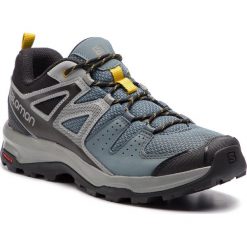 Buty SALOMON - X Radiant 406748 27 M0 Stormy Weather/Monument/Green Sulphur. Szare buty sportowe męskie marki Salomon, ze skóry ekologicznej, bez zapięcia, outdoorowe. Za 379,00 zł.