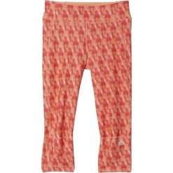 Spodnie dresowe damskie: Adidas Spodnie damskie Supernova 3/4 Tight pomarańczowe r. L (AI3274)