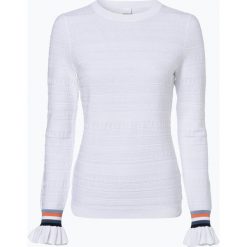 BOSS Casual - Sweter damski z dodatkiem jedwabiu – Waketta, czarny. Czarne swetry klasyczne damskie marki BOSS Casual, s, z falbankami. Za 599,95 zł.