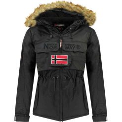 Kurtka przejściowa "Bench" w kolorze granatowym. Niebieskie płaszcze męskie Geographical Norway Men, xxl, z aplikacjami, bez kaptura. W wyprzedaży za 299,95 zł.