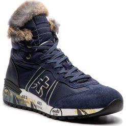 Sneakersy PREMIATA - Alan 2637 Granatowy. Niebieskie sneakersy męskie marki Premiata, na co dzień, bez wzorów, z zamszu, klasyczne, bez zapięcia. W wyprzedaży za 799,00 zł.