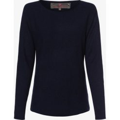 Lieblingsstück - Sweter damski z dodatkiem wełny merino i kaszmiru, niebieski. Niebieskie swetry damskie Lieblingsstück, bez wzorów, z wełny, bez rękawów, bez kaptura. Za 299,95 zł.