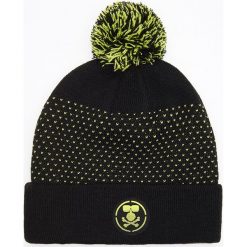 Czapka z pomponem - Czarny. Czarne czapki damskie Cropp, bez wzorów. Za 39,99 zł.