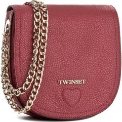 Torebka TWINSET - Tracolla AA7PBD Rubino 00045. Czerwone torebki klasyczne damskie Twinset, bez wzorów, ze skóry, klasyczne, bez dodatków. W wyprzedaży za 369,00 zł.