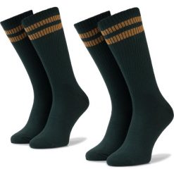Zestaw 2 par wysokich skarpet unisex TOM TAILOR - 90144 Cedar Green 758. Zielone skarpetki damskie Tom Tailor, bez wzorów, z elastanu. Za 35,00 zł.