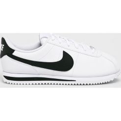 Nike Kids - Buty dziecięce Cortez Basic Sl. Białe trampki chłopięce Nike Kids, bez wzorów, ze skóry ekologicznej, sportowe, na sznurówki. Za 279,90 zł.