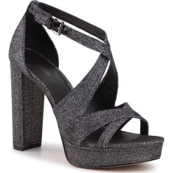 Sandały MICHAEL MICHAEL KORS - Lorene Platform 40F9LOHA1D Blk/Silver. Szare klapki damskie MICHAEL Michael Kors, bez wzorów, ze skóry, bez obcasa, na obcasie. Za 749,00 zł.