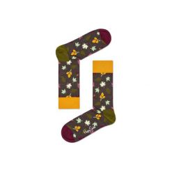 Skarpetki Happy Socks FAL01-8000. Szare skarpetki męskie Happy Socks, z bawełny. Za 24,43 zł.