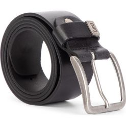 Pasek Męski LEE - LA035301 Black. Czarne paski męskie Lee, w paski, ze skóry. Za 129,00 zł.
