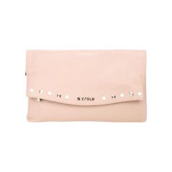 Torebki klasyczne damskie: Skórzana torebka w kolorze różowym – (S)30 x (W)19 x (G)2 cm