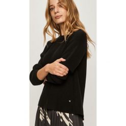 Calvin Klein Jeans - Sweter. Szare swetry damskie Calvin Klein Jeans, s, bez wzorów, z bawełny, z długim rękawem, długie, bez kaptura. Za 359,90 zł.