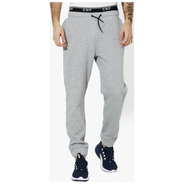 Confront Spodnie Rubber Pants , szary, rozmiar S. Szare spodnie męskie Confront, na co dzień, s, bez wzorów, z bawełny, sportowe. W wyprzedaży za 69,99 zł.