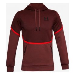 Under Armour Rival Fleece AMP Bluza Czerwony. Czerwone bluzy męskie Under Armour, s, z nadrukiem, z bawełny, bez kołnierzyka, bez rękawów, bez kaptura. Za 343,95 zł.