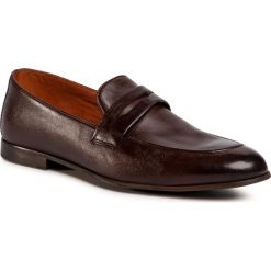 Półbuty GINO ROSSI - MWU487-ASTER-02 Brown. Pomarańczowe buty wizytowe męskie Gino Rossi, bez wzorów, ze skóry, eleganckie, bez zapięcia. Za 279,99 zł.