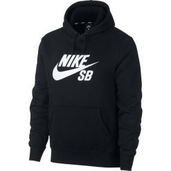 Bluza Nike SB Icon Hoodie Essential (AJ9733-010). Czarne bluzy męskie Nike, m, bez wzorów, z bawełny, bez kołnierzyka, bez rękawów, bez kaptura. Za 239,99 zł.