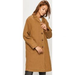 Levi's - Płaszcz. Brązowe kurtki damskie Levi's®, s, bez wzorów, z bawełny, klasyczne. W wyprzedaży za 349,90 zł.