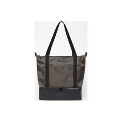 Torba na ramię shopper VOYAGE - metaliczny brąz. Pomarańczowe torby damskie na zakupy Fiksoo, bez wzorów, eleganckie, na ramię, małe, bez dodatków. Za 329,00 zł.