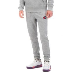 CHAMPION SUEDE C COTTON TERRY CUFFED JOGGERS > 213529-EM021. Spodnie męskie Champion, xxl, z aplikacjami, z bawełny, street. Za 279,99 zł.