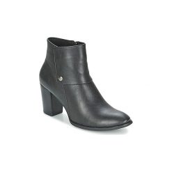 Botki LPB Shoes BABETTE. Czarne botki damskie marki LPB Shoes, bez obcasa, bez zapięcia. Za 231,20 zł.