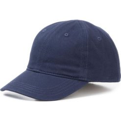Czapka z daszkiem LACOSTE - RK3106 Bleu Marine 166. Niebieskie czapki damskie Lacoste, bez wzorów, z bawełny. W wyprzedaży za 99,00 zł.