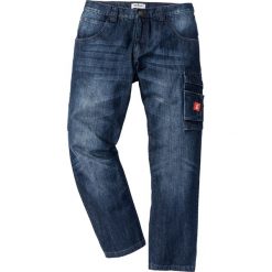 Jeansy męskie regular: Dżinsy Regular Fit Tapered bonprix ciemnoniebieski