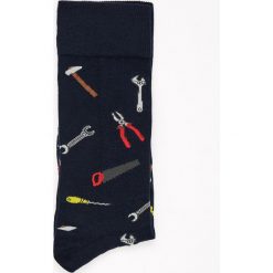 Skarpety mechanic granatowy 0002. Niebieskie skarpetki męskie Recman, bez wzorów. Za 29,00 zł.