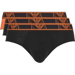 Emporio Armani 3-pack Slipy Czarny Pomarańczowy. Pomarańczowe slipy męskie xl, z elastanu. Za 221,95 zł.