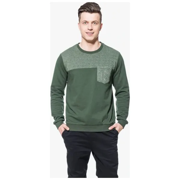 Feewear Bluza Louis , zielony, rozmiar XXL. Zielone bluzy męskie Feewear, xxl, bez wzorów, z bawełny, klasyczne, z klasycznym kołnierzykiem, bez rękawów, bez kaptura. W wyprzedaży za 47,99 zł.