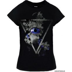 T-shirt 2REBEL damski. Czarne bluzki damskie marki Pakamera, casualowe. Za 115,00 zł.