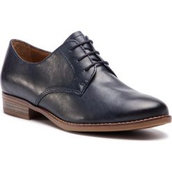 Oxfordy TAMARIS - 1-23226-31 Navy 805. Niebieskie oksfordki damskie Tamaris, na płaskiej podeszwie. W wyprzedaży za 159,00 zł.