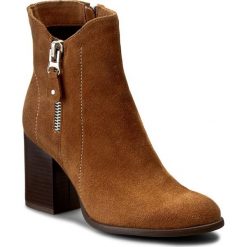 Botki ANN MEX - 7515 10D Żółty. Brązowe botki damskie skórzane Ann Mex. W wyprzedaży za 259,00 zł.