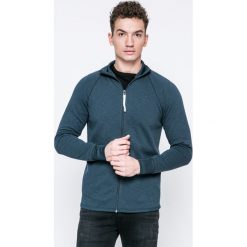 G-Star Raw - Bluza. Niebieskie bluzy męskie G-Star RAW, s, z nadrukiem, z bawełny, retro, z kapturem, bez rękawów, bez kaptura. W wyprzedaży za 179,90 zł.