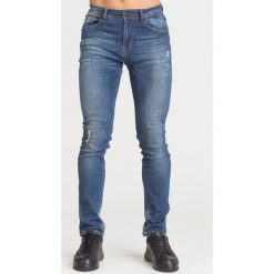 NIEBIESKIE JEANSY VERSACE JEANS Z PRZETARCIAMI. Niebieskie jeansy męskie Versace Jeans, m, bez wzorów. Za 374,50 zł.
