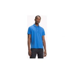 Koszulki polo z krótkim rękawem Tommy Hilfiger MW0MW08819 SLIM POLO. Niebieskie koszulki męskie TOMMY HILFIGER, xxl, bez wzorów, polo, z krótkim rękawem, krótkie. Za 244,10 zł.