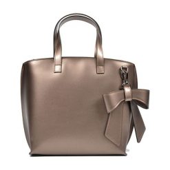 Torebki klasyczne damskie: Skórzana torebka w kolorze brązowym – (S)26 x (W)40 x (G)13 cm