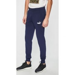 Puma - Spodnie. Niebieskie spodnie męskie Puma, m, bez wzorów, z elastanu, sportowe. Za 179,90 zł.