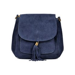 Torebka w kolorze granatowym - (S)20,5 x (W)20,5 x (G)6 cm. Niebieskie torebki klasyczne damskie Bestsellers bags, w paski, z materiału. W wyprzedaży za 149,95 zł.